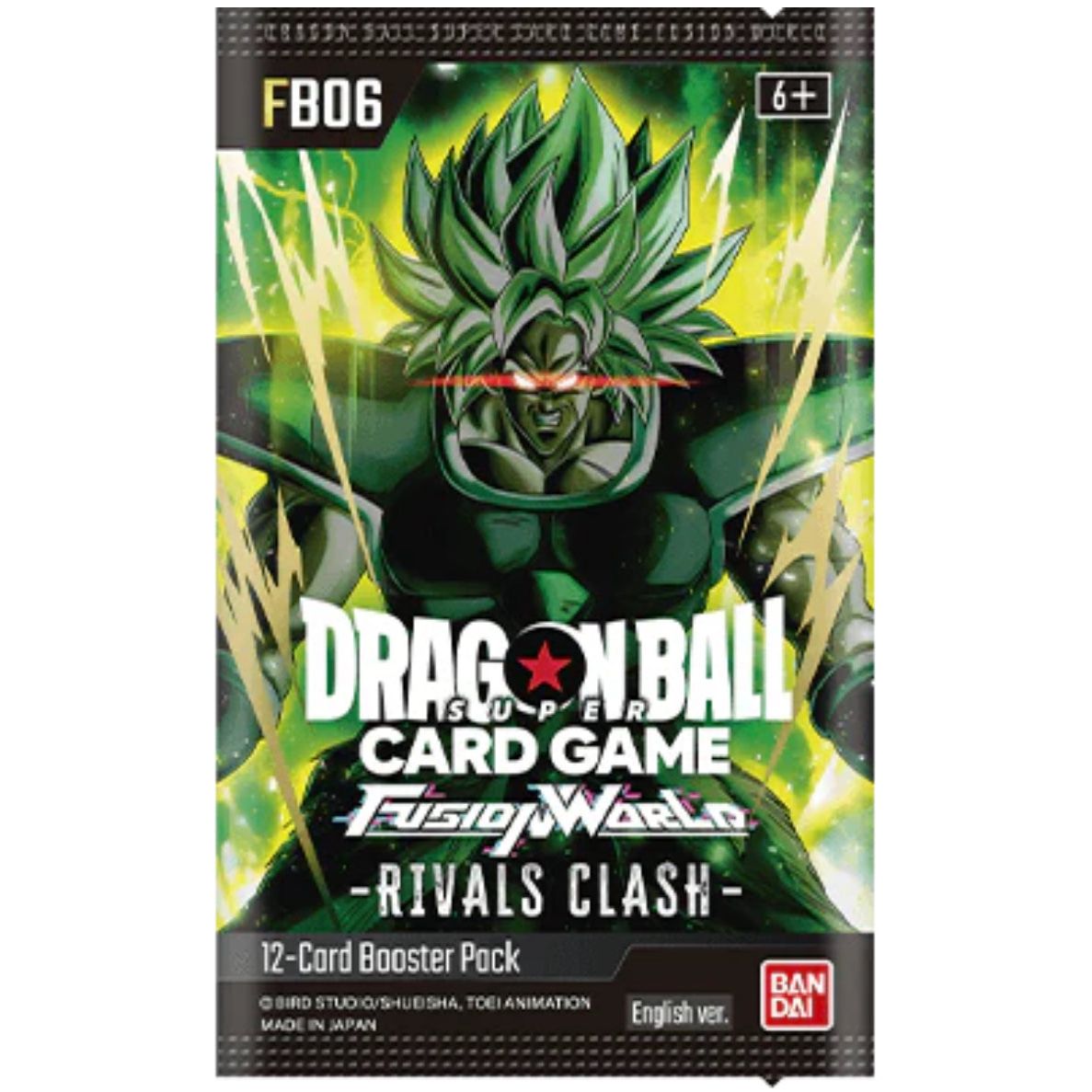 Dragon Ball Fusion World Rivals Clash FB06 Booster Pack