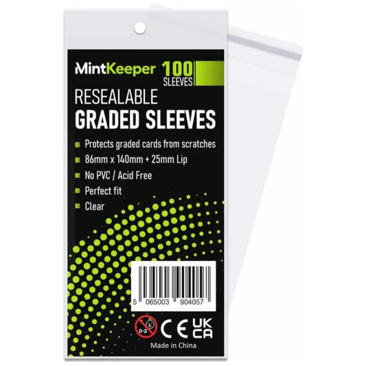 MintKeeper Resealable Graded Sleeves (Pack of 100)