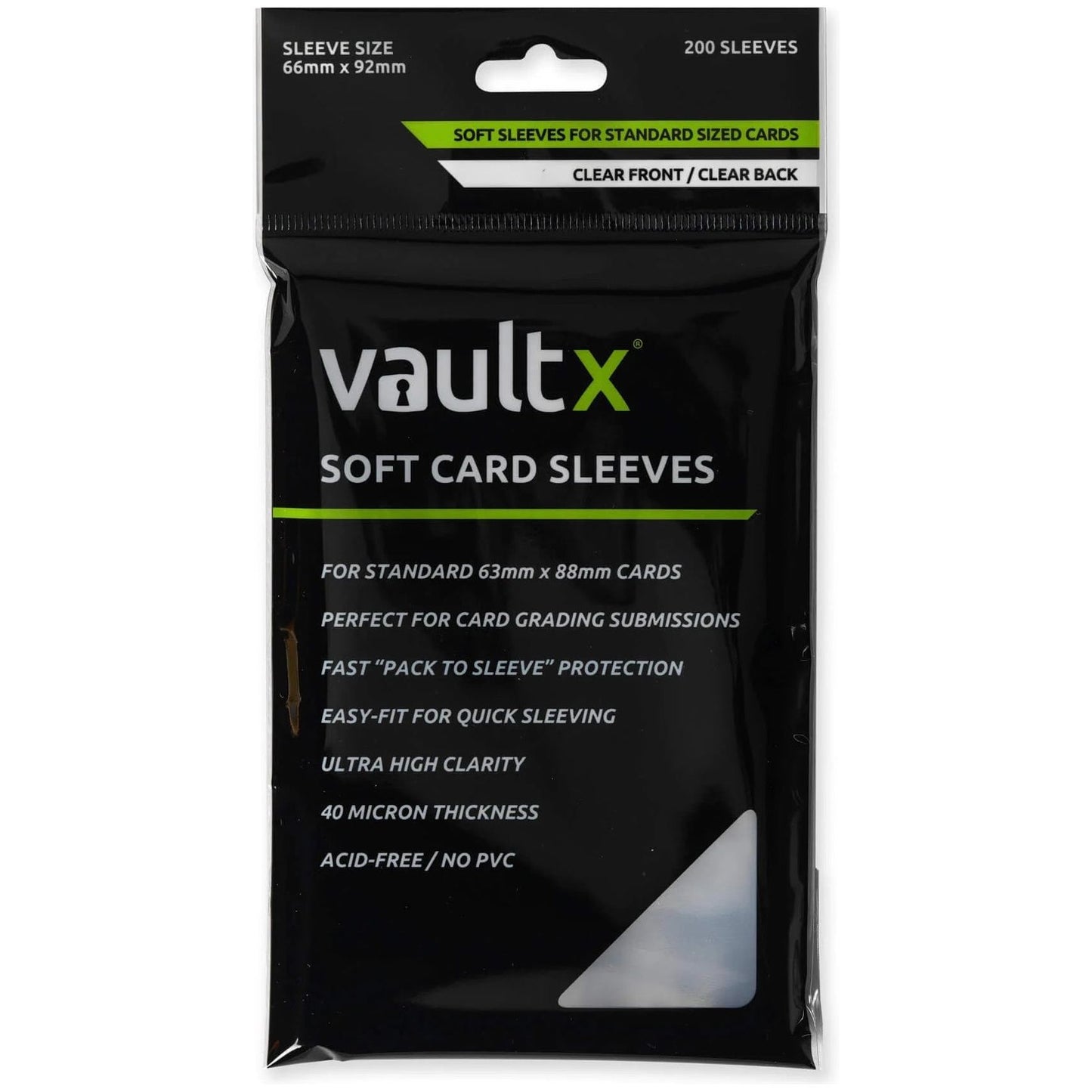 Vault X Soft Card Sleeves (Pack of 200)