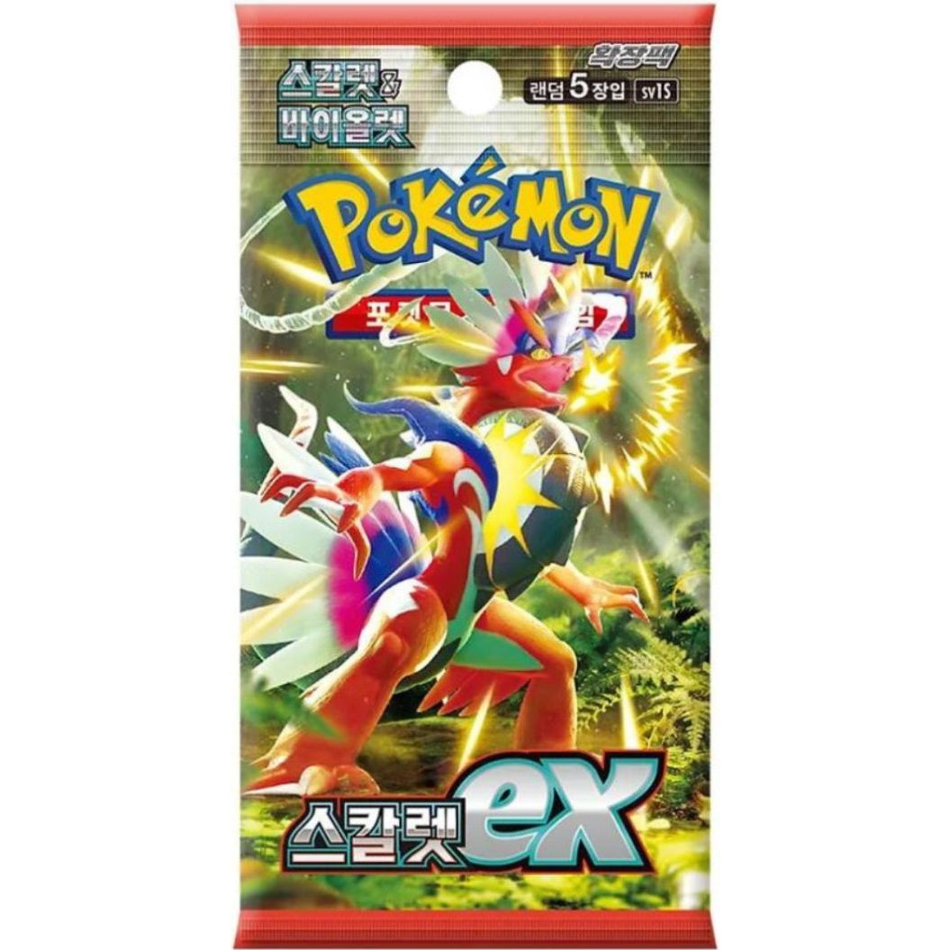 Pokémon Scarlet Ex Korean Booster Pack