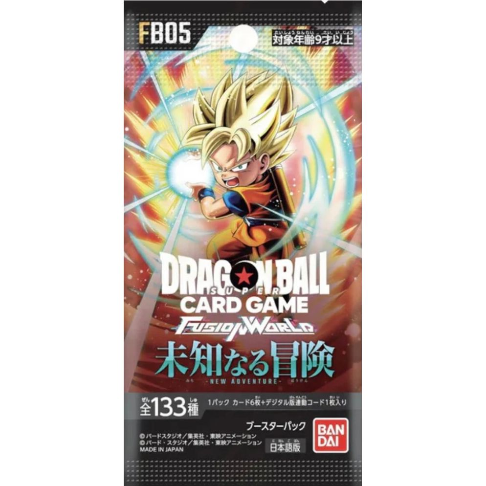 Dragon Ball Fusion World New Adventure Japanese FB05 Booster Pack