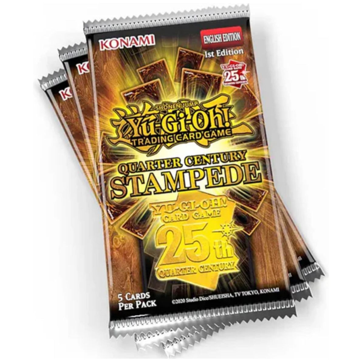 Yu-Gi-Oh! Quarter Century Stampede 1st Edition Booster Pack