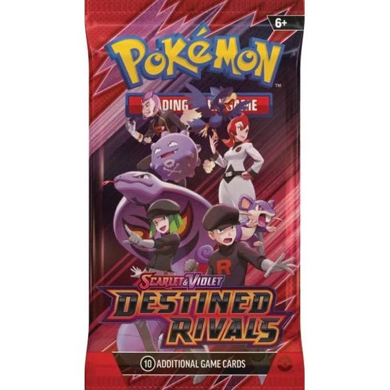 Pokémon Destined Rivals English Booster Pack - Team Rocket Grunts
