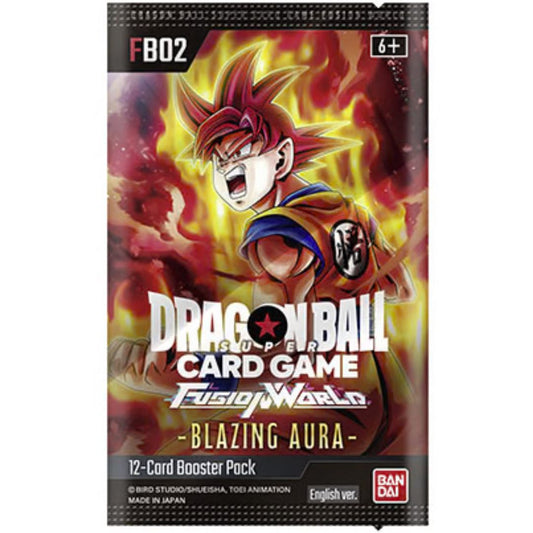 Dragon Ball Fusion World Blazing Aura FB02 Booster Pack