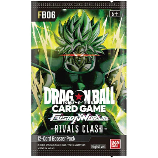 Dragon Ball Fusion World Rivals Clash FB06 Booster Pack