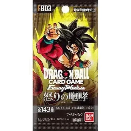 Dragon Ball Fusion World Raging Roar Japanese FB03 Booster Pack