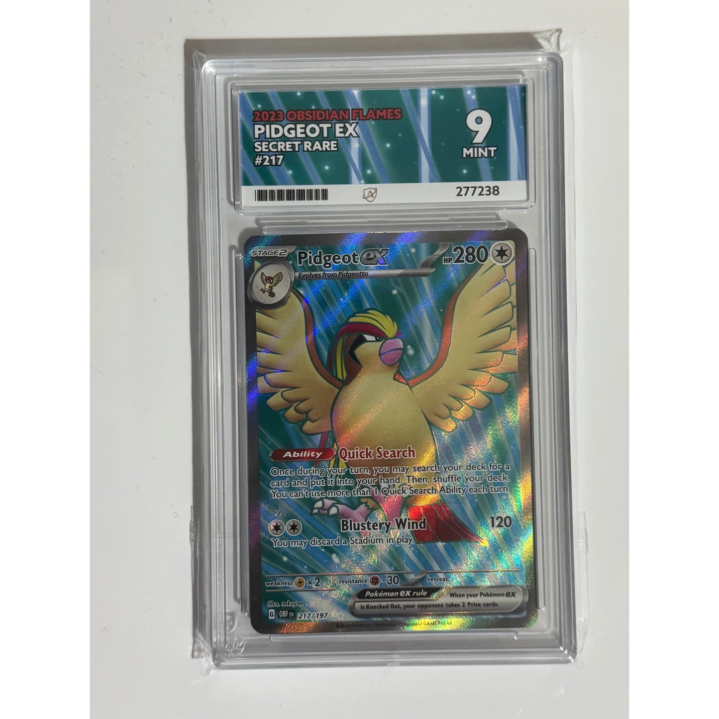 Graded Pokémon Card Slabs - Graded by Ace Grading