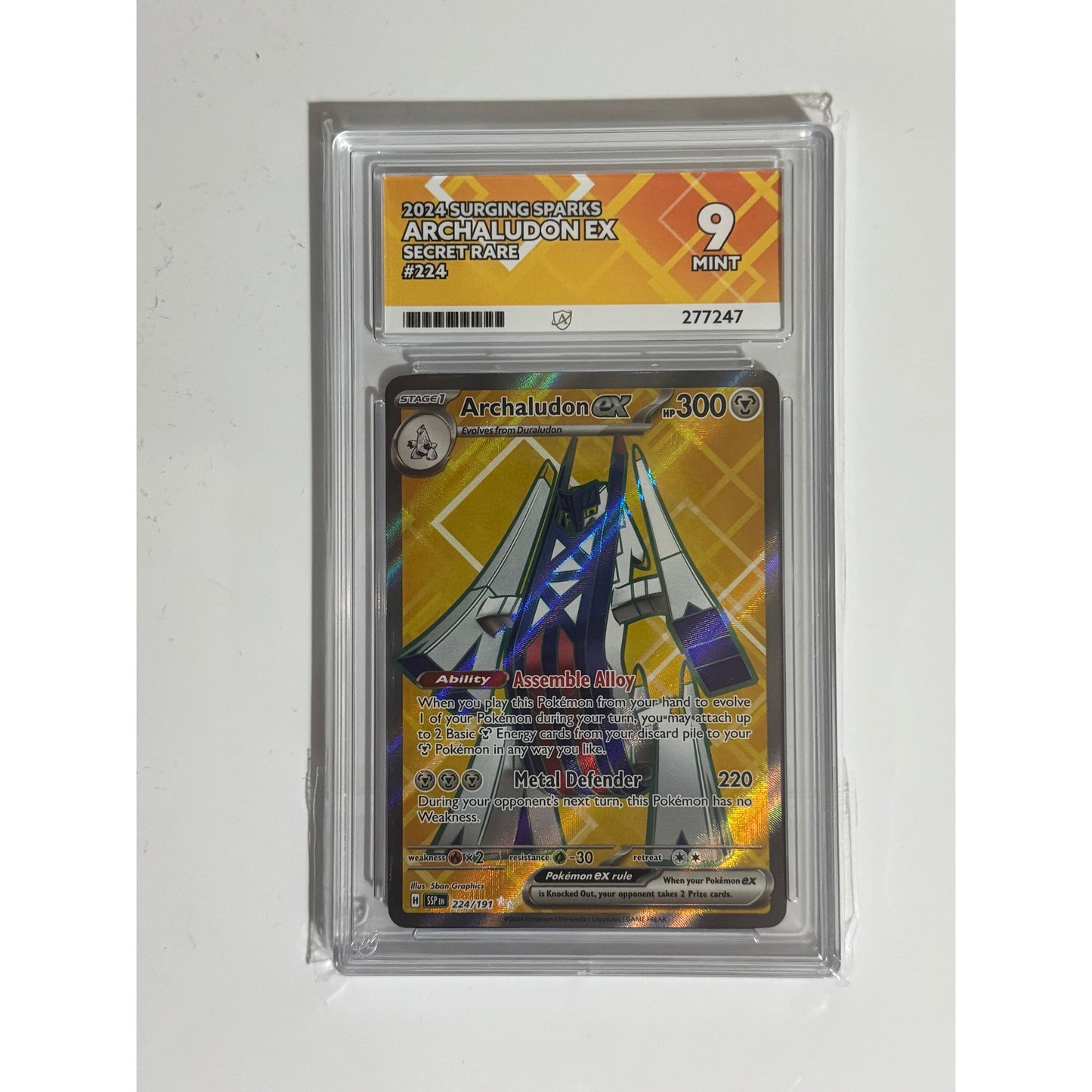 Graded Pokémon Card Slabs - Graded by Ace Grading